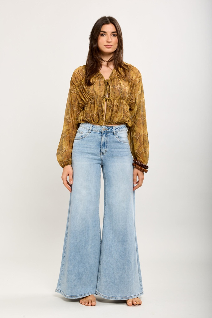 Jeans large - Bleached - bleu clair — vue 2