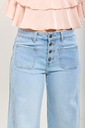 Jeans large - Molly - bleu clair — vue 3