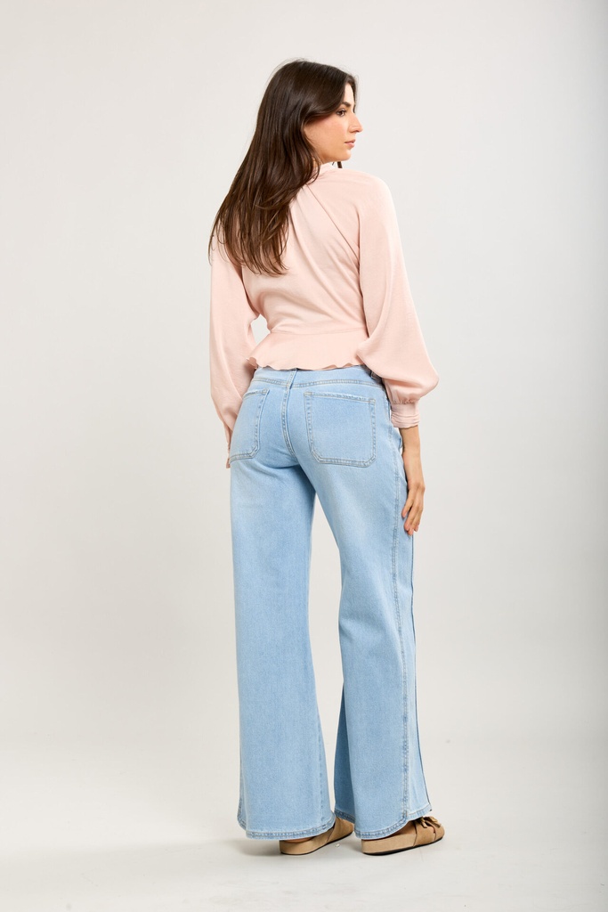 Jeans large - Molly - bleu clair — vue 6