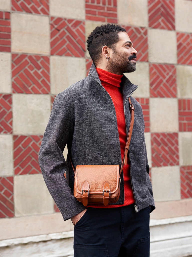 Sac bandoulière en cuir femme - Paul Marius - Loulou S - Naturel — vue 4