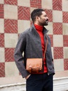 Sac bandoulière en cuir femme - Paul Marius - Loulou S - Naturel — vue 4