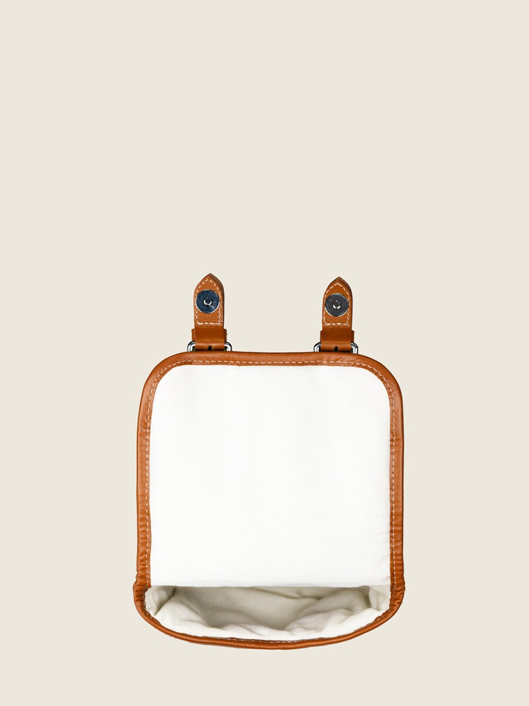 Sac bandoulière en cuir femme - Paul Marius - Loulou S - Naturel — vue 6