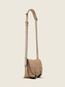 Sac bandoulière en cuir femme - Paul Marius - Loulou S - Taupe — vue 2