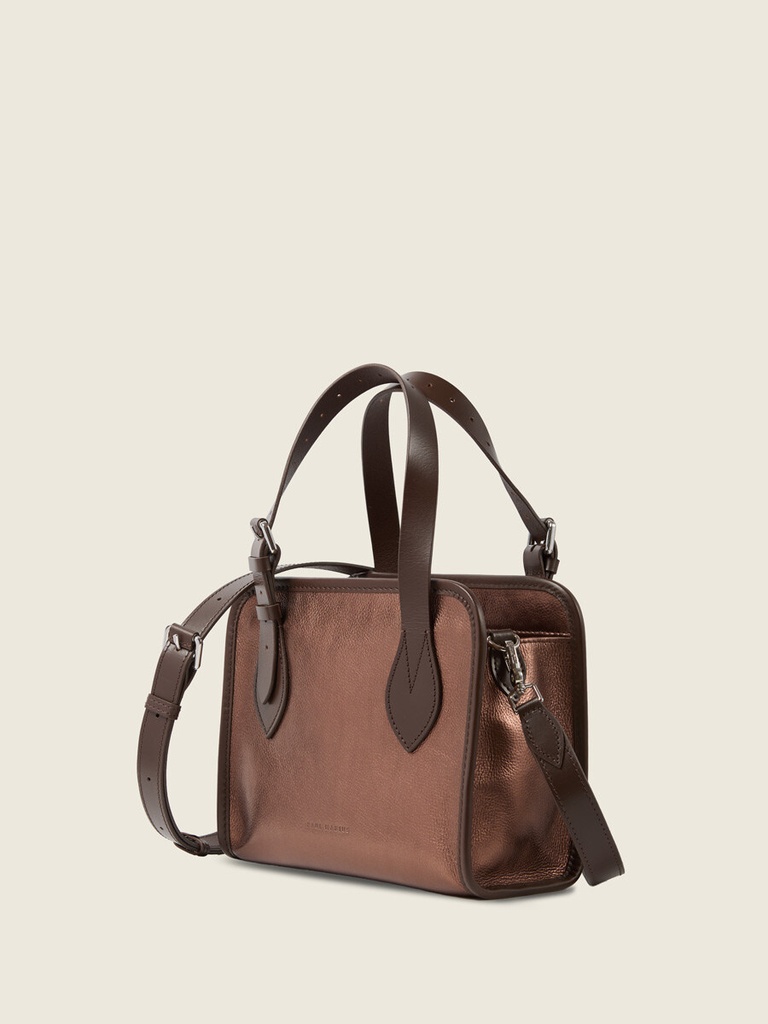Sac cabas en cuir femme - Paul Marius - LeCabas - Cuivré — vue 3