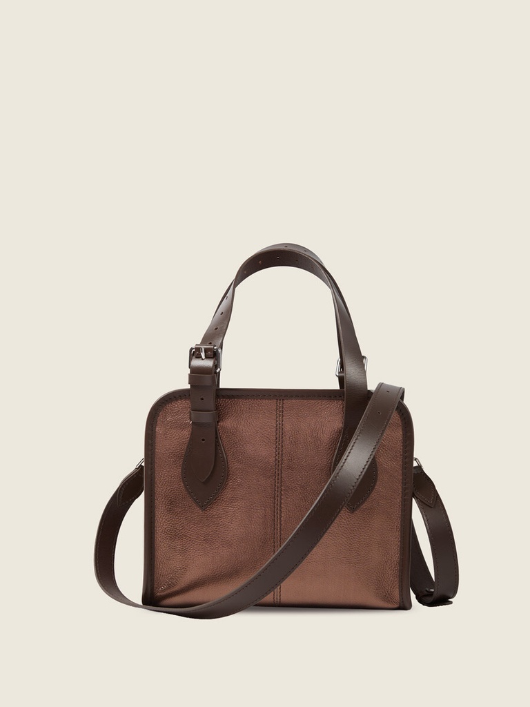 Sac cabas en cuir femme - Paul Marius - LeCabas - Cuivré — vue 4