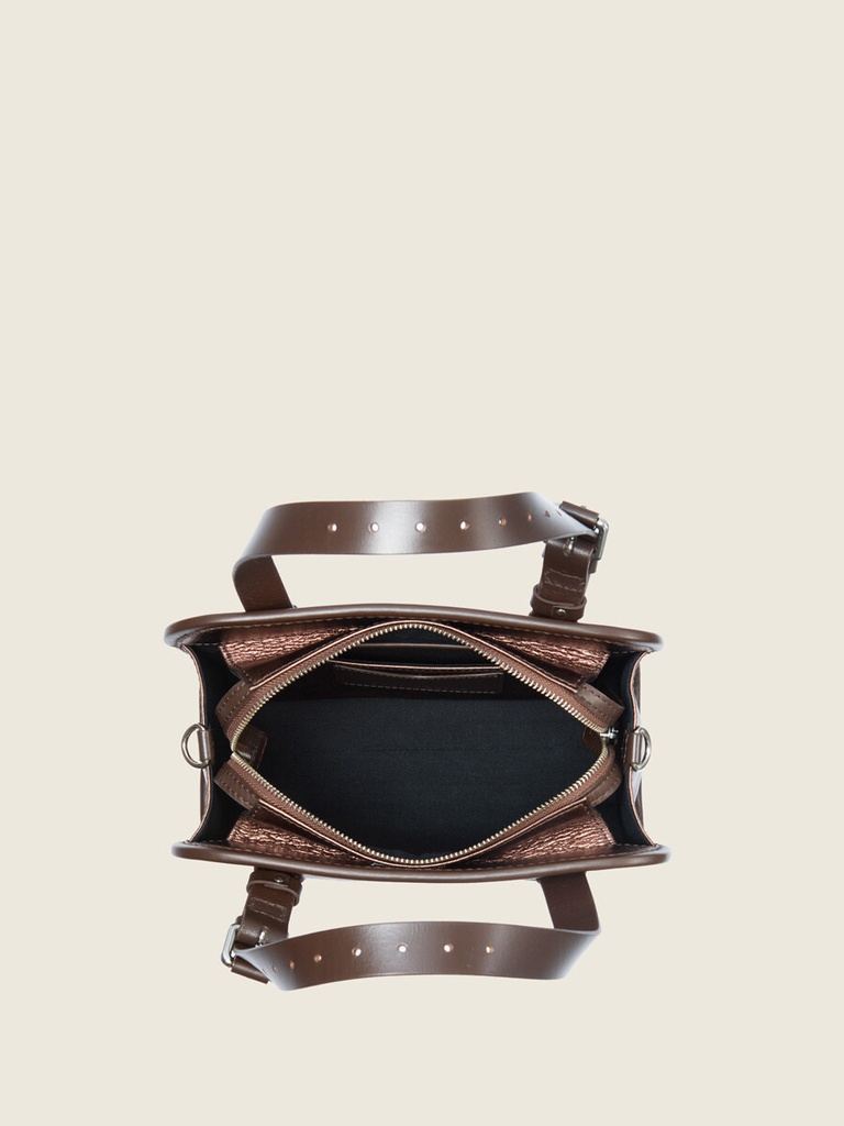 Sac cabas en cuir femme - Paul Marius - LeCabas - Cuivré — vue 6