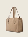 Sac cabas en cuir femme - Paul Marius - LeCabas - Taupe — vue 3