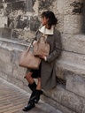 Sac cabas en cuir femme - Paul Marius - LeCabas - Taupe — vue 6