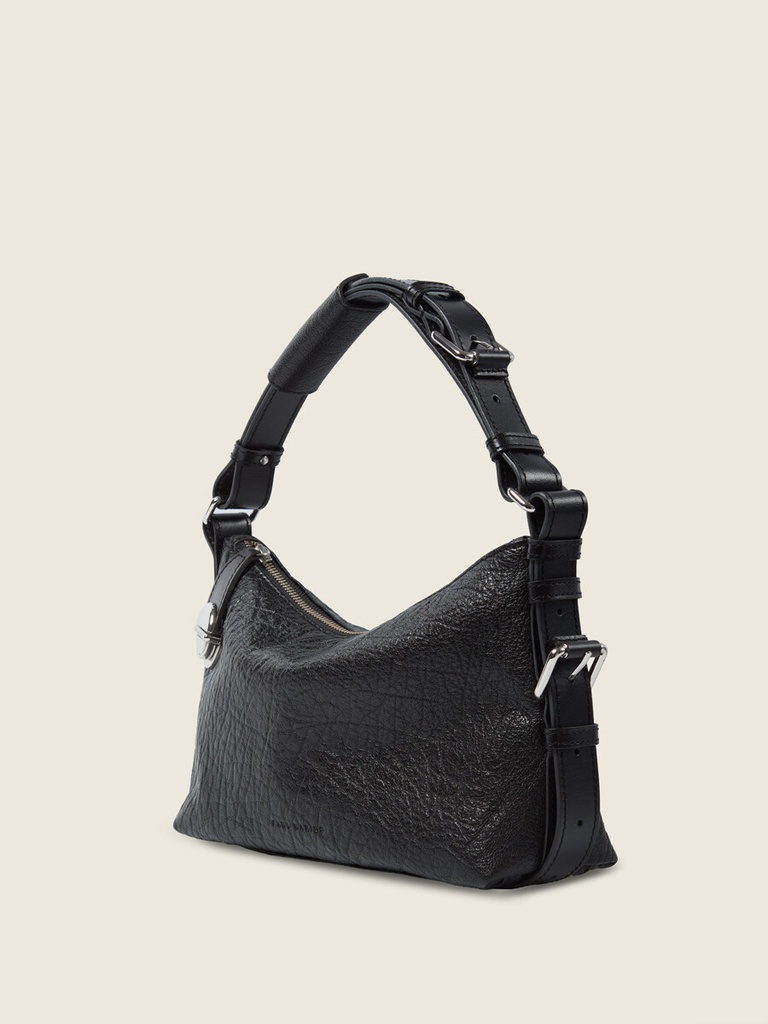 Sac en cuir femme - Paul Marius - Elliott Baguette - Noir — vue 2