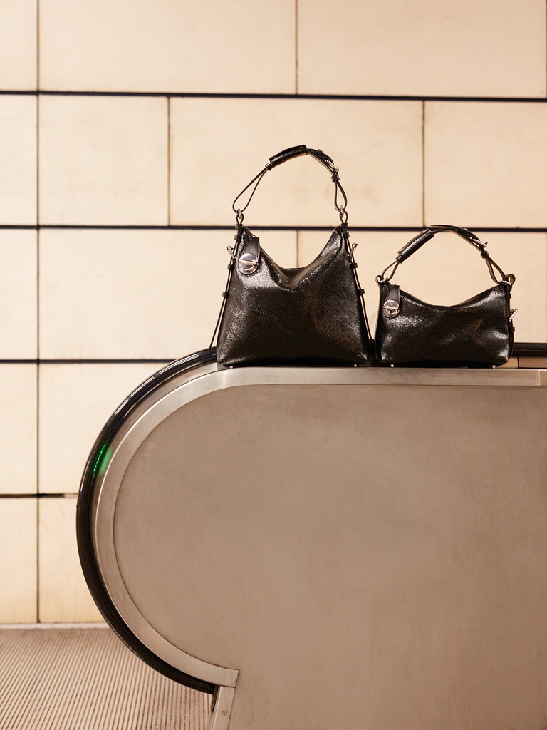 Sac en cuir femme - Paul Marius - Elliott Hobo - Taupe — vue 6