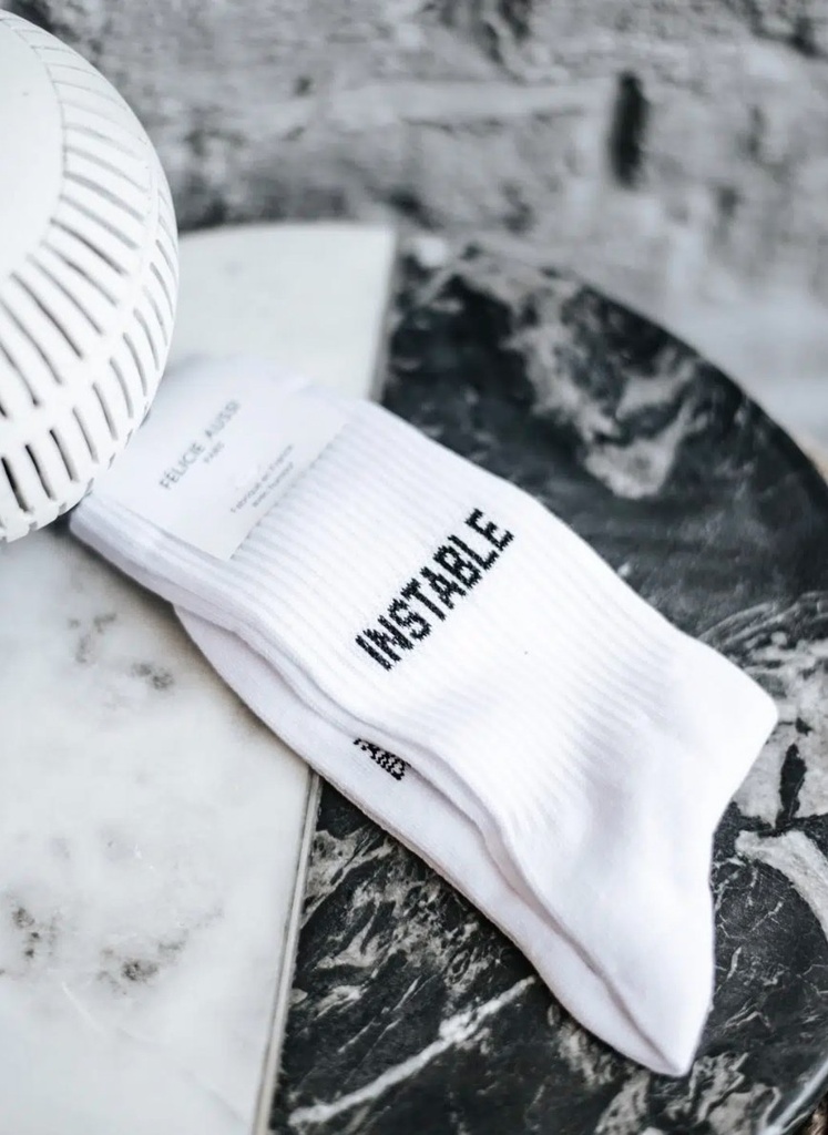 Chaussettes - Félicie Aussi - Instable - Blanc - 36-40