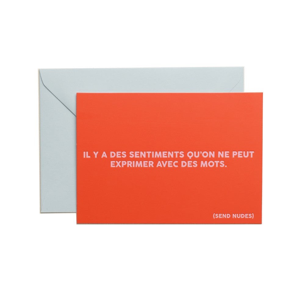 [1CPENUDE-SENDNUDES] Carte et enveloppe - Félicie - Send Nudes