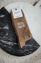 Chaussettes - Félicie - petite chatte paillettes caramel- 36/40