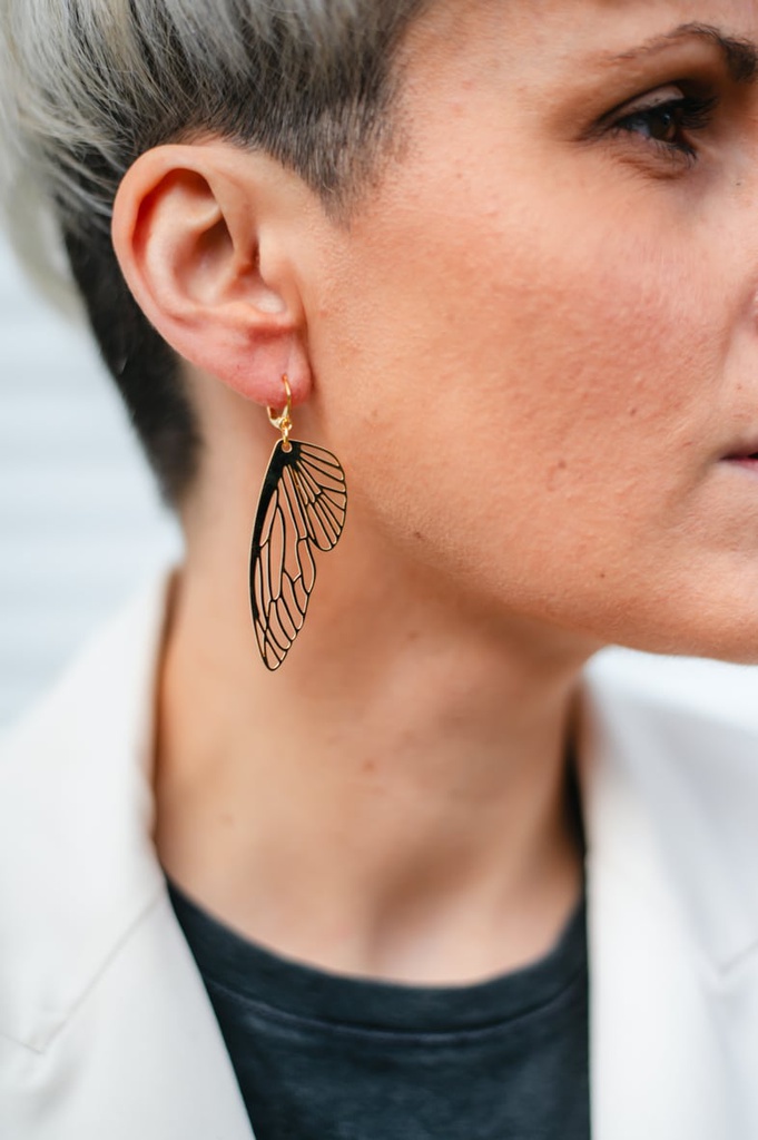 [BYS-BO-charlotte-or] Boucles d'oreilles - By Sidonie - Dormeuses Charlotte