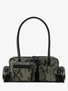 Sac multipoches Paul Marius LeBasset 90's en cuir python gris et noir