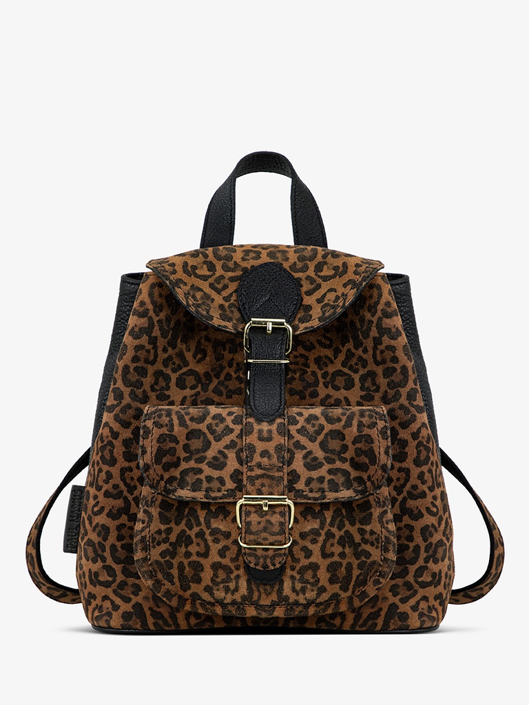 [PM-baroudeur-leo-noir] Sac - Paul Marius - Le baroudeur - Léopard noir