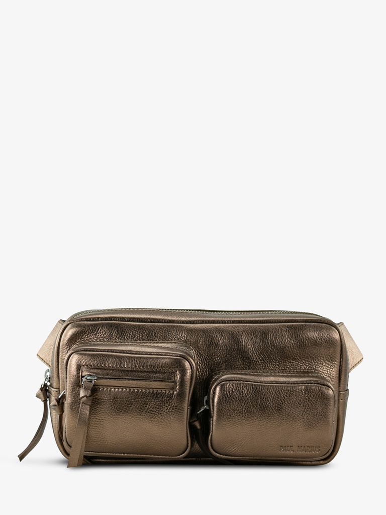 [PM-banane90-cuivre] SAC BANANE EN CUIR UNISEXE LABANANE 90'S - Cuivré