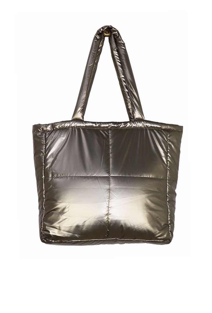Sac sabas matelassé doré