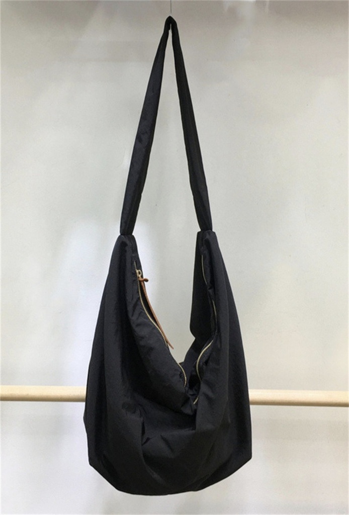 [4170001-noir] Sac en toile uni - Blandine - noir