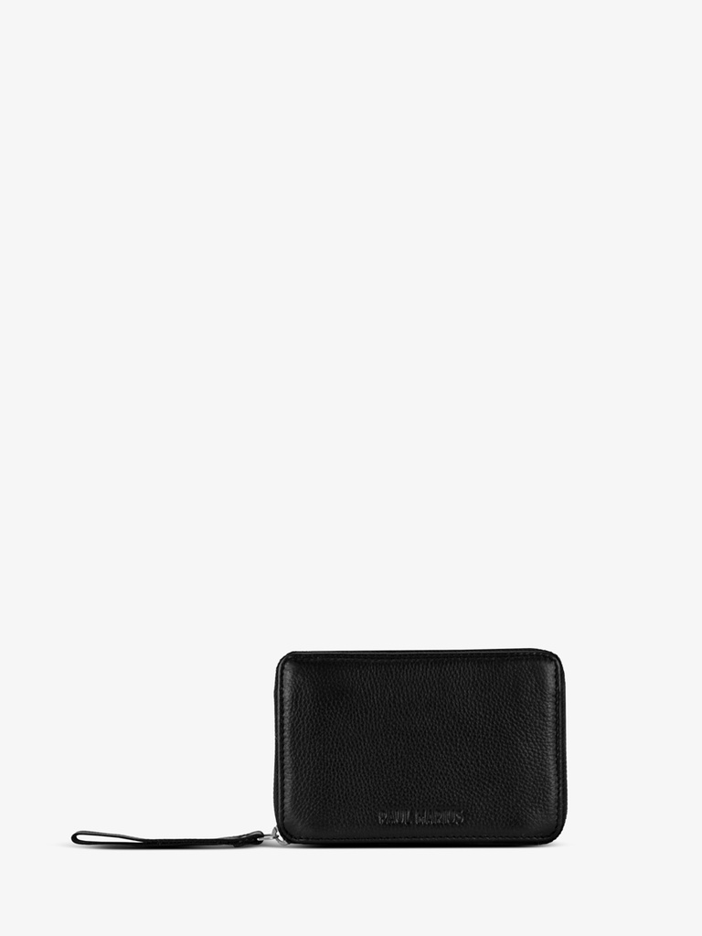 [PM-PF-alice-noir] Portefeuille cuir femme - Paul Marius - LePortefeuille Alice - noir