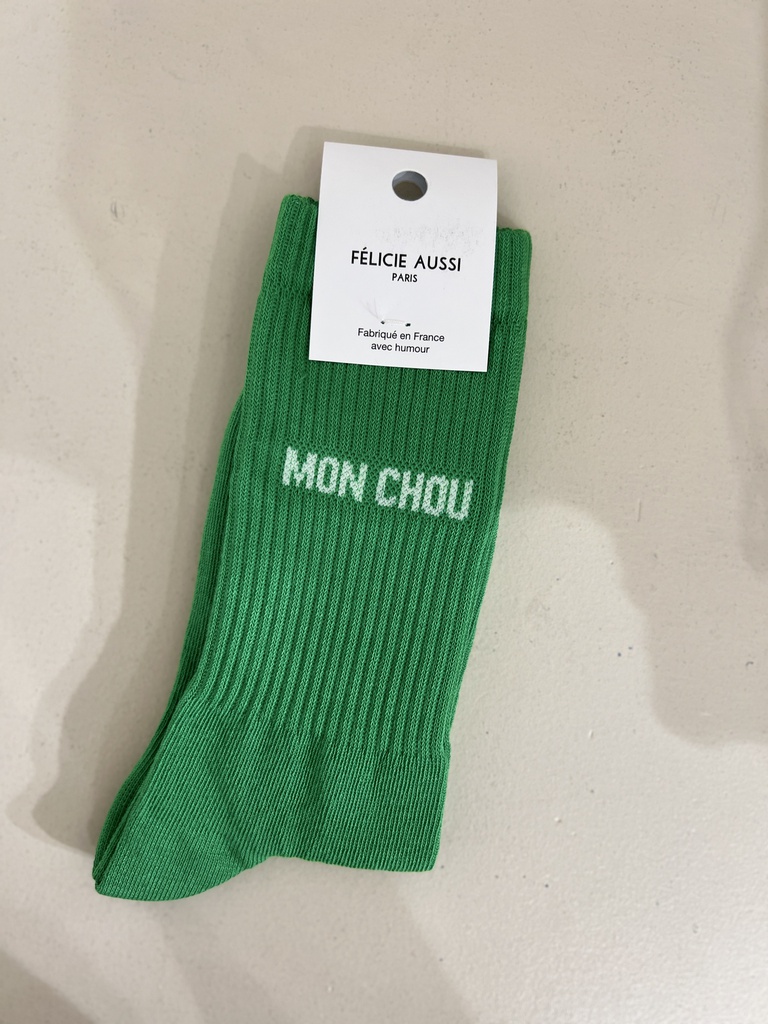 [5CHMCV36] Chaussettes - Félicie Aussi - mon chou vert 36/40