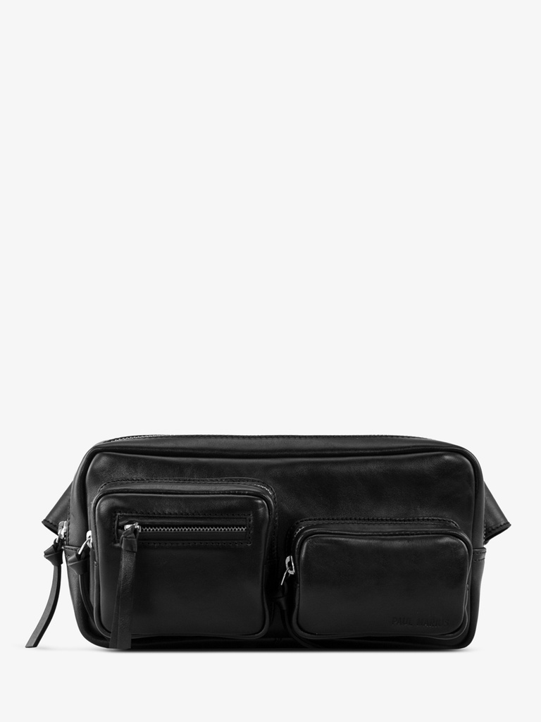 [PM-labanane-noir] SAC BANANE EN CUIR UNISEXE LABANANE 90'S - Noir