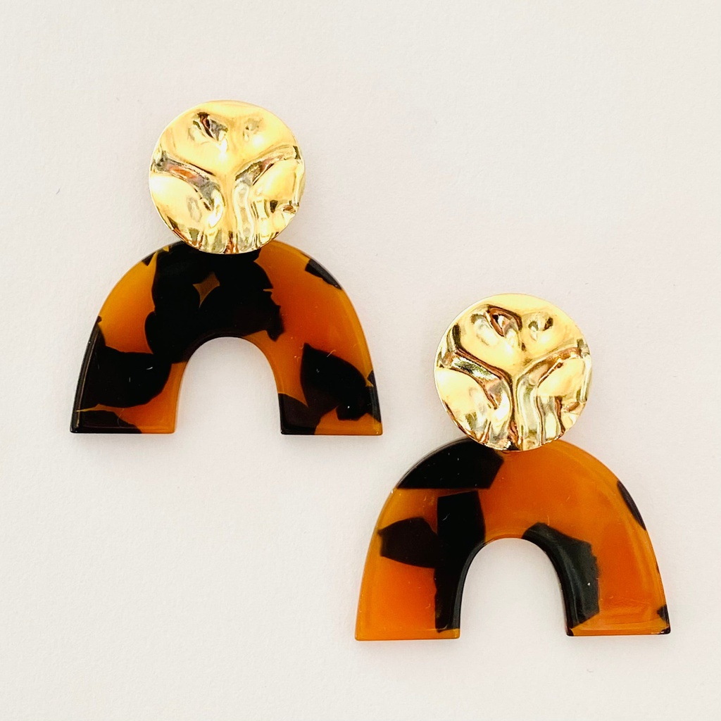 [DP-FAUVE] Boucles d’oreilles - NAO - Fauve