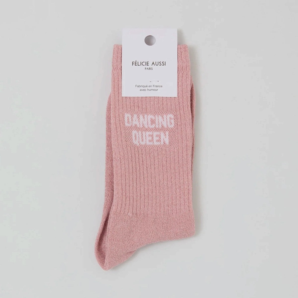 [5CHDCQPN36] Chaussettes - Félicie Aussi - Dancing Queen - Paillettes - Noir