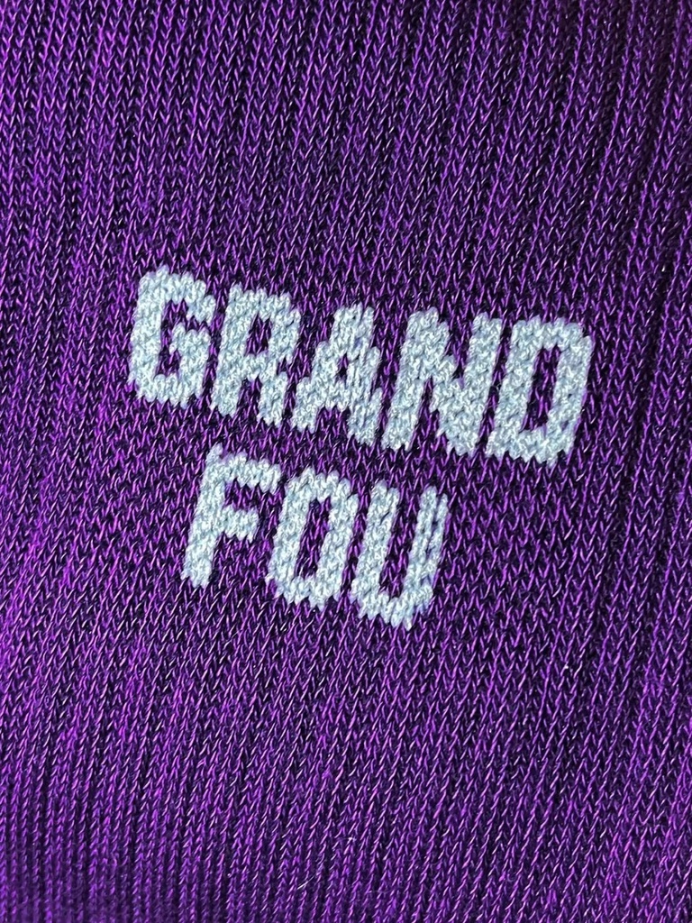 [5CHGFV40] Chaussettes - Félicie Aussi - Grand fou violet - 40/45