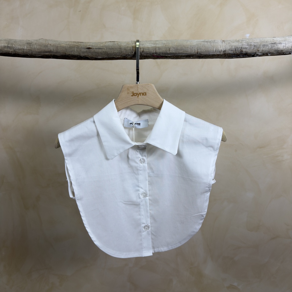 [33104-blanc] Col chemise - Julia - Blanc