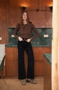 Jeans flare avec poches - Elena - Noir