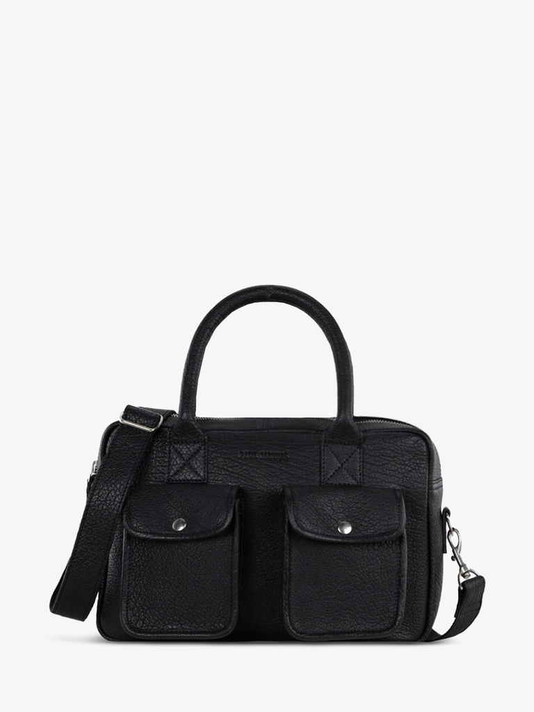 [PM-dandyS-noir] Sac à main en cuir - Paul Marius - Le Dandy S - Noir