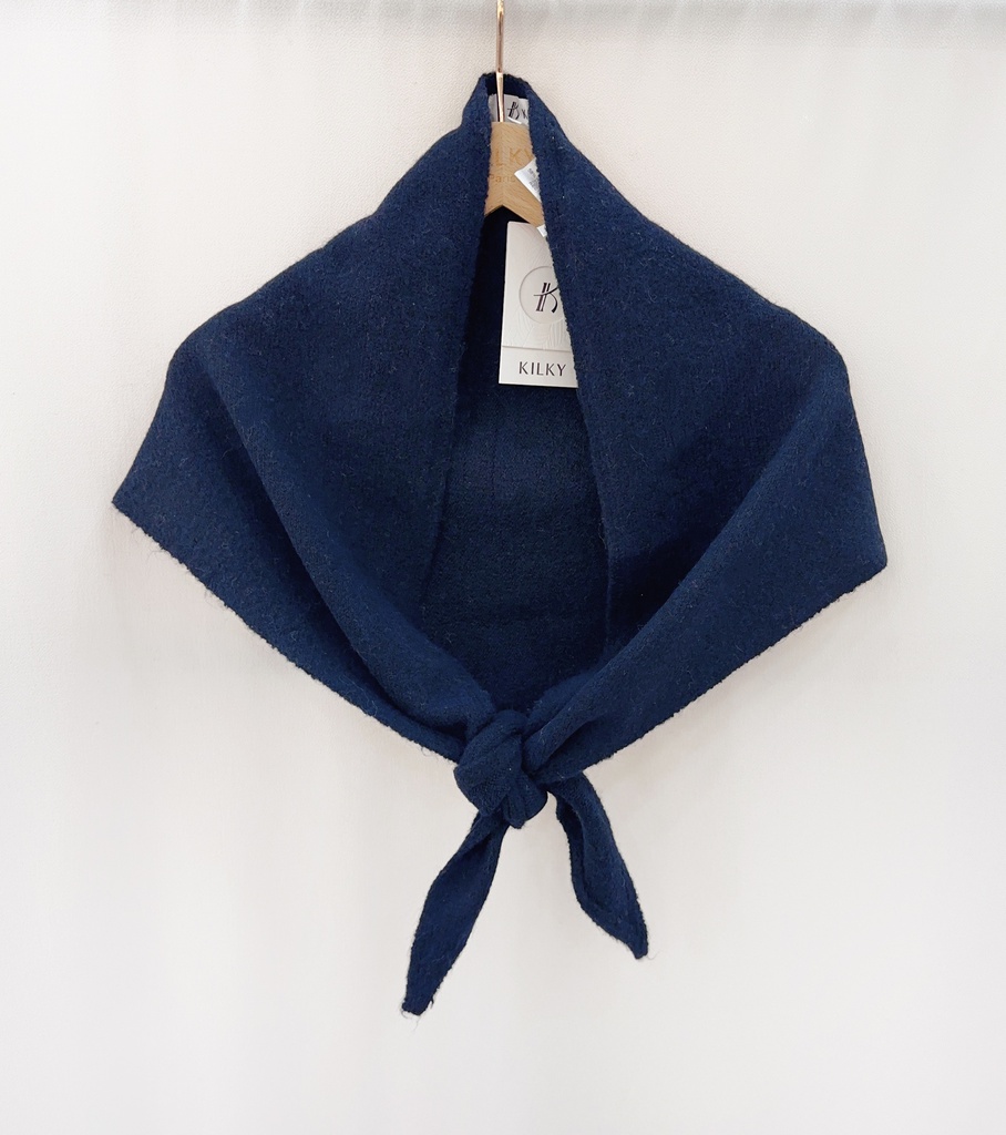 Foulard - Uni - Marine