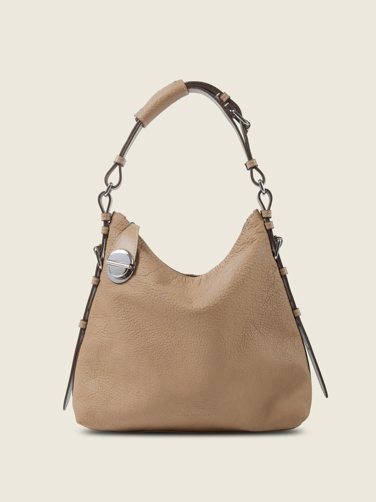 Sac en cuir femme - Paul Marius - Elliott Hobo - Taupe