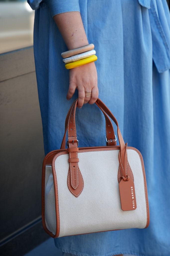 Grand sac cabas femme - Paul Marius - LeCabas S - Escapade - Toile Beige