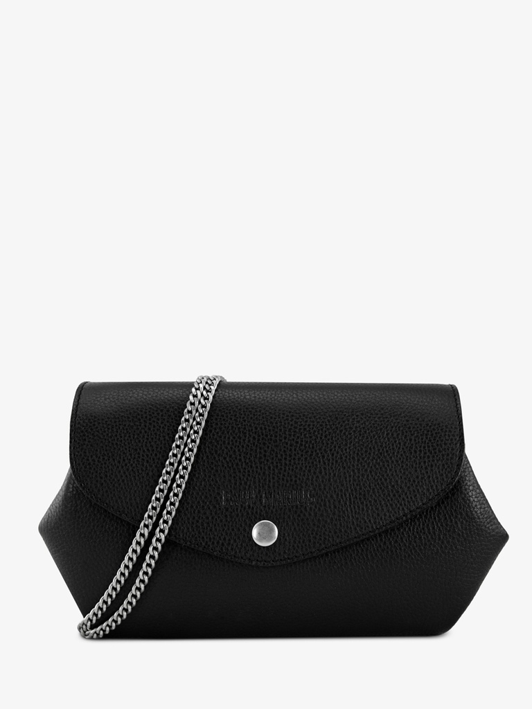 [PM-gustavepochette-noir] Pochette cuir femme - Paul Marius - LeGustave Pochette - Noir