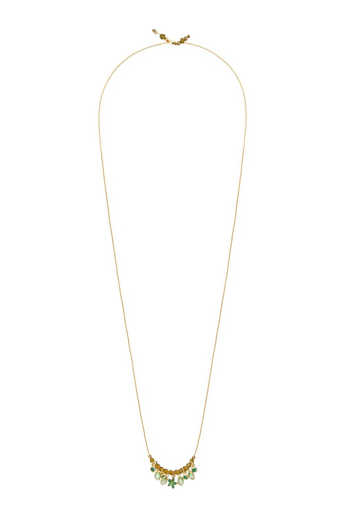 [KHARMARI-ANTIK-TARANIS-002-COLLIER-66298-ROSE-001] Collier - Kharmari - Dori - Couleurs au Choix (Rose 001)