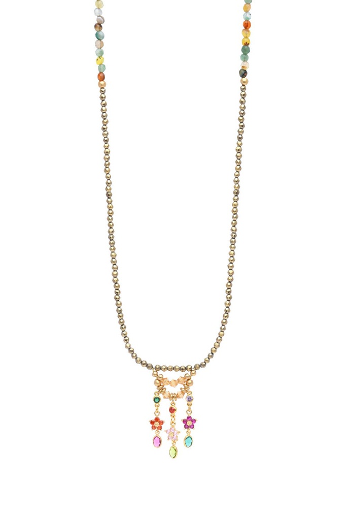 [KHARMARI-ANTIK-TRES-FLORES-COLLIER] Collier - Kharmari - Tres Flores