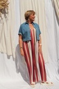 Veste en jeans courte - Maya - bleu moyen