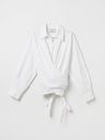 Chemise portefeuille à nouer - Blanc
