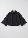 Chemise courte manches kimono - Noir