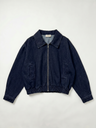 Blouson denim zippé - Jean brut