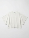 T-shirt court manches drapées - Blanc