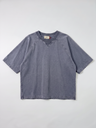 T-shirt raglan délavé - Indigo