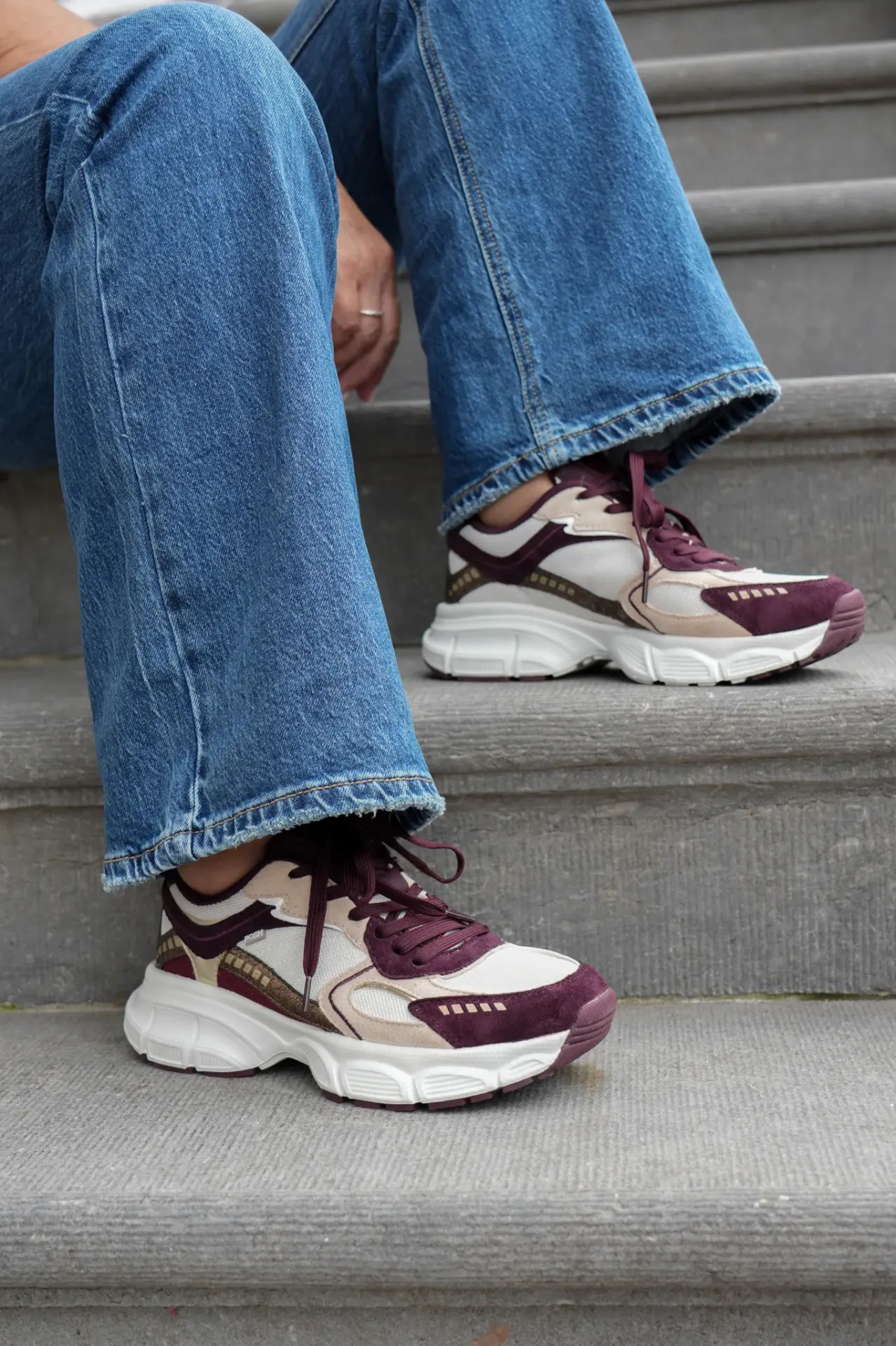 Basket femmes - POSH - Lise - Cerise