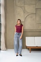 Balloon / barrel en coton - Gris