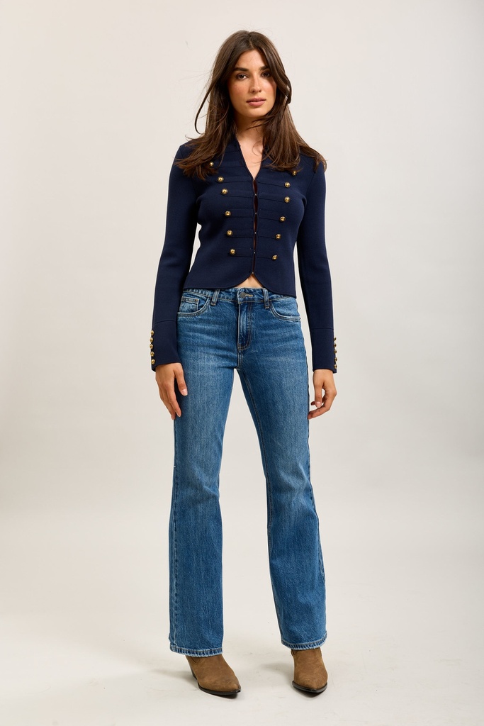 Jeans coupe droite / straight fit - Bleu