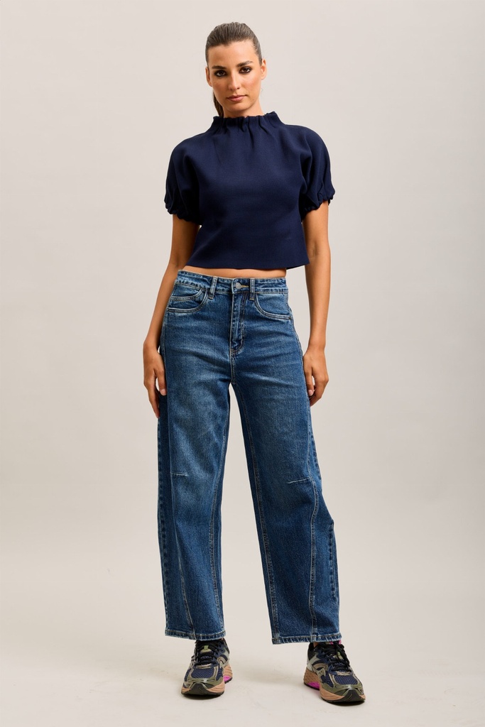 Jeans barrel /  ballon - Bleu moyen