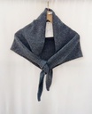 Foulard - Uni - Gris fonce