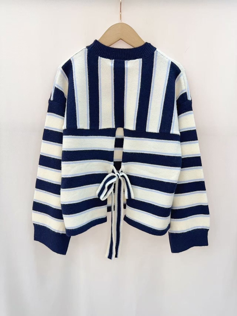 Pull - Marine/beige